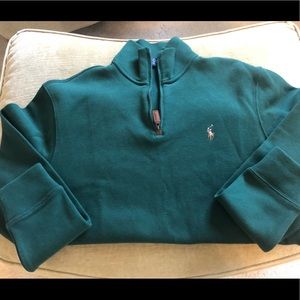 Ralph Lauren long sleeve three-quarter zip men’s shirt NEW